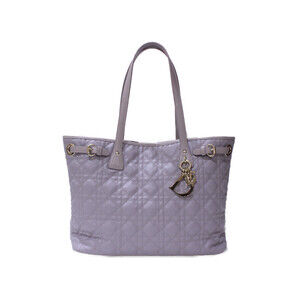 Christian Dior Panalea Tote Bag Cannage Gray